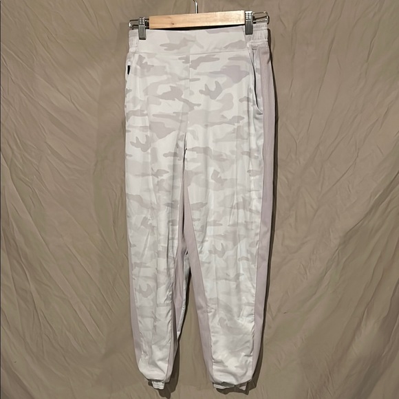 Athleta Pants - Athleta White Camo Track Pants